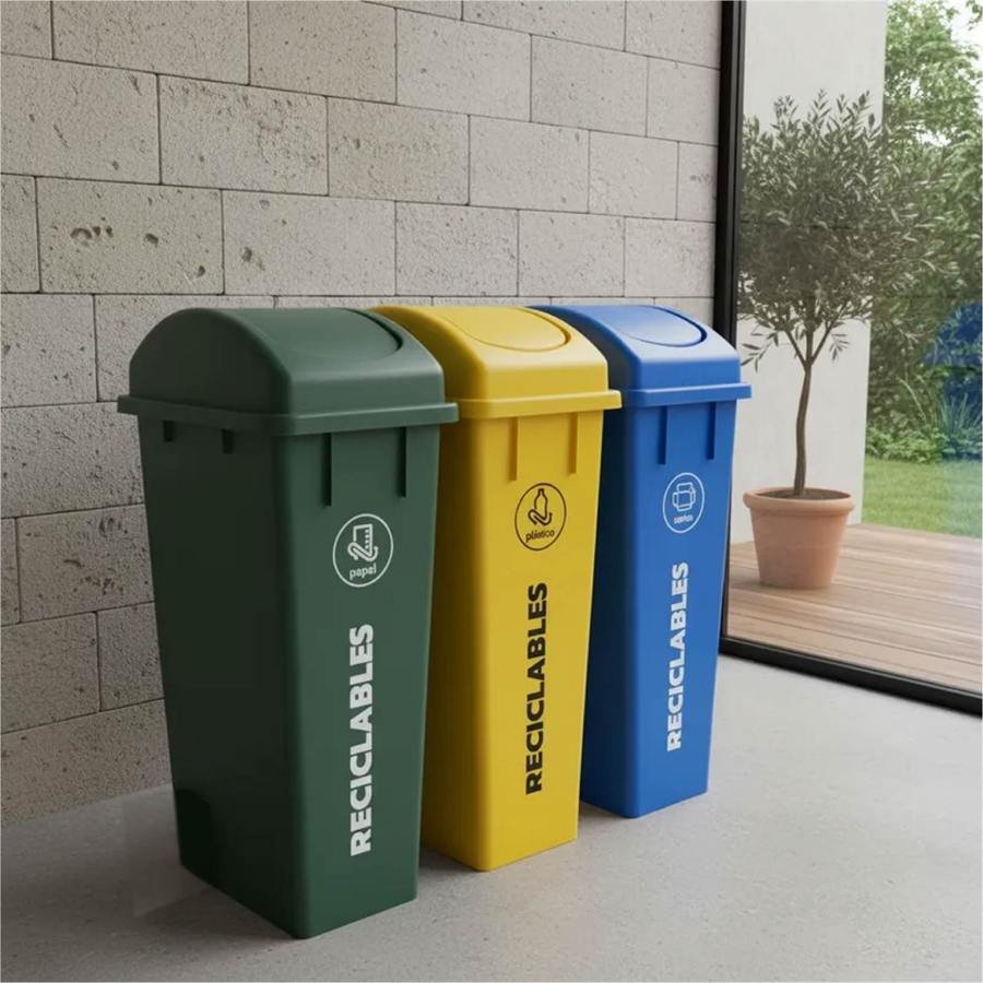 Set de 3 cestos vaivén RSU BOX línea EA75